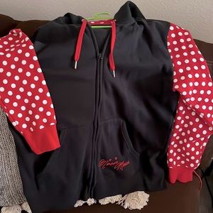 Disney Parks (Minnie) hooded zip up sweater